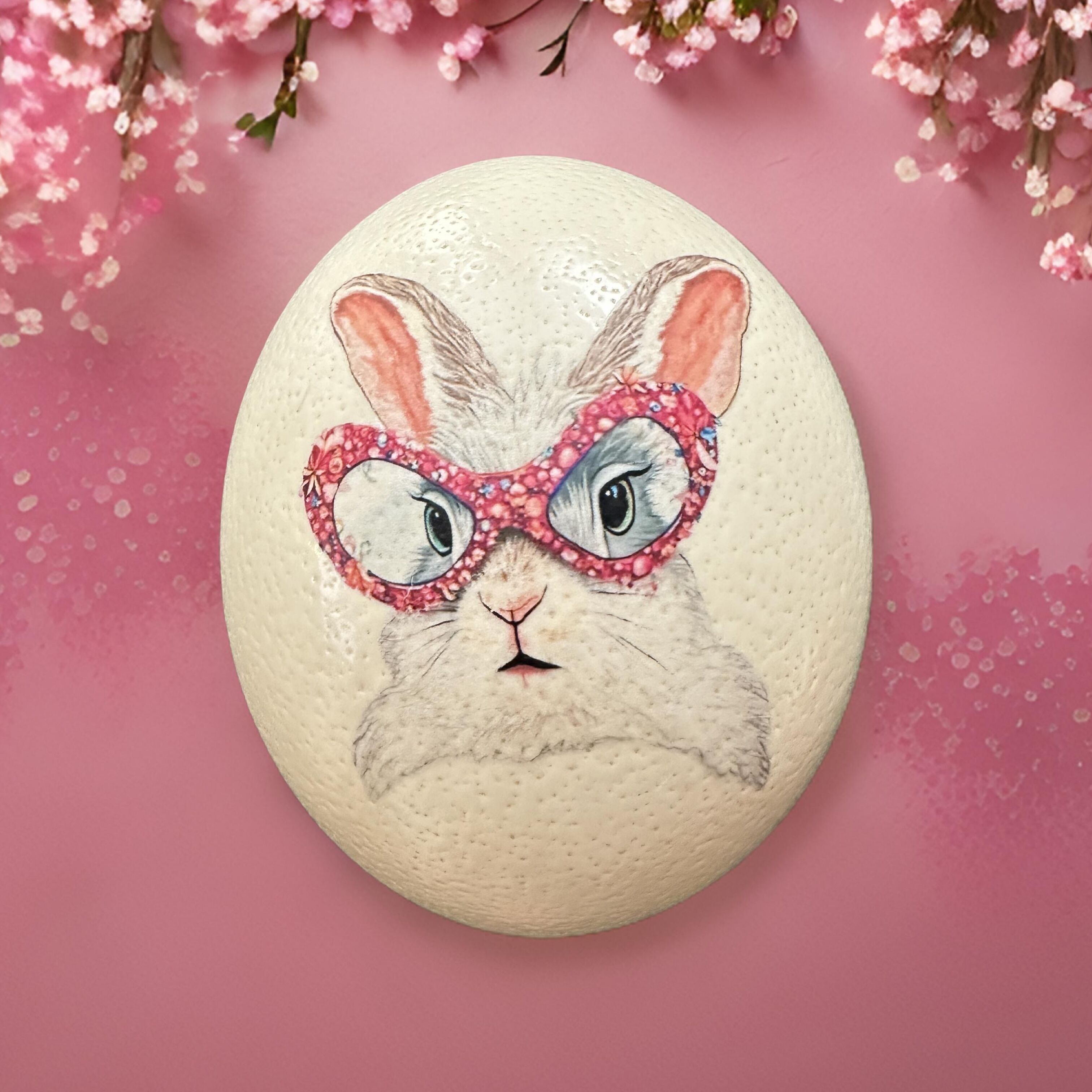 Straußenei "Iris Hase" Basic, oder Glam