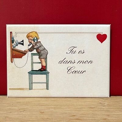 Magnete "Sei nel mio cuore"