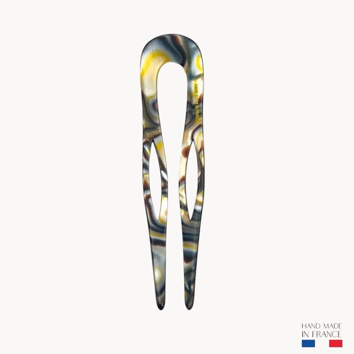 Fermaglio per chignon da 8,5 cm - Onyx