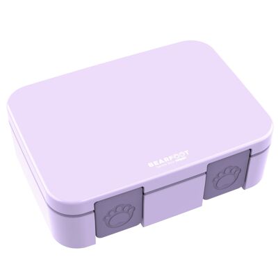 Boîte à lunch à compartiments, légère et étanche - violet