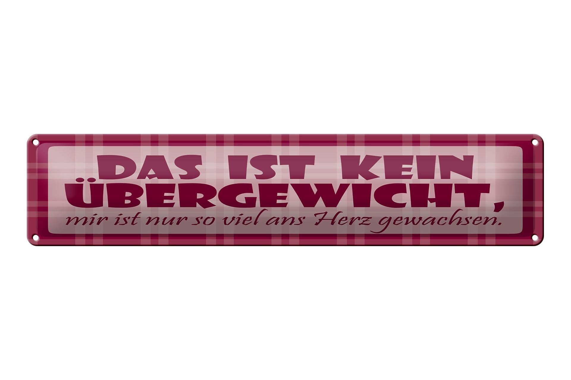 Targa in latta con scritta 46x10 cm. Non si tratta di un cartello in sovrappeso