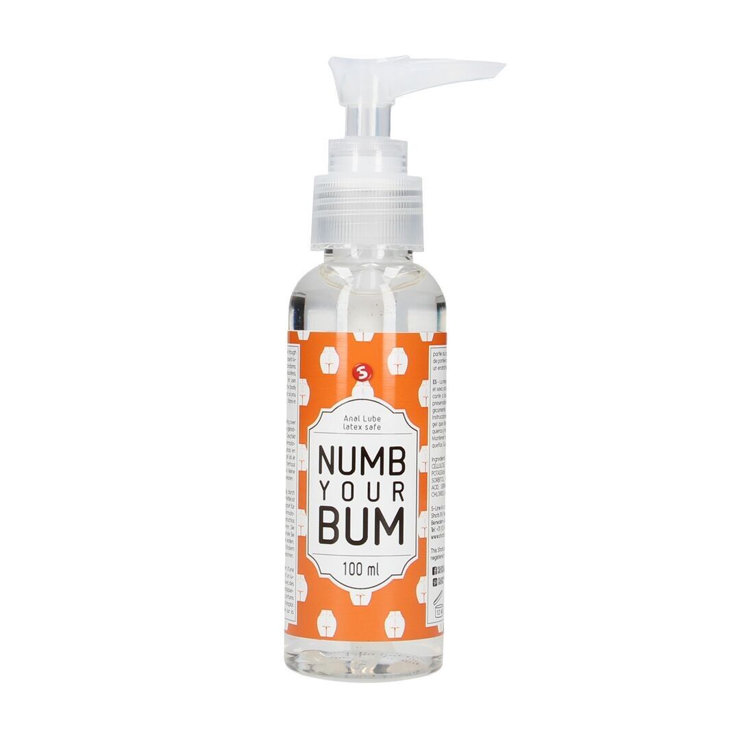 S-Line di Shots - Numb Your Bum - Lubrificante anale - 3 fl oz / 100 ml