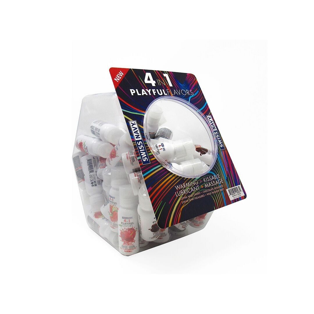 Lubrificante 4 in 1 Diversi gusti - Fishbowl - 50 pezzi