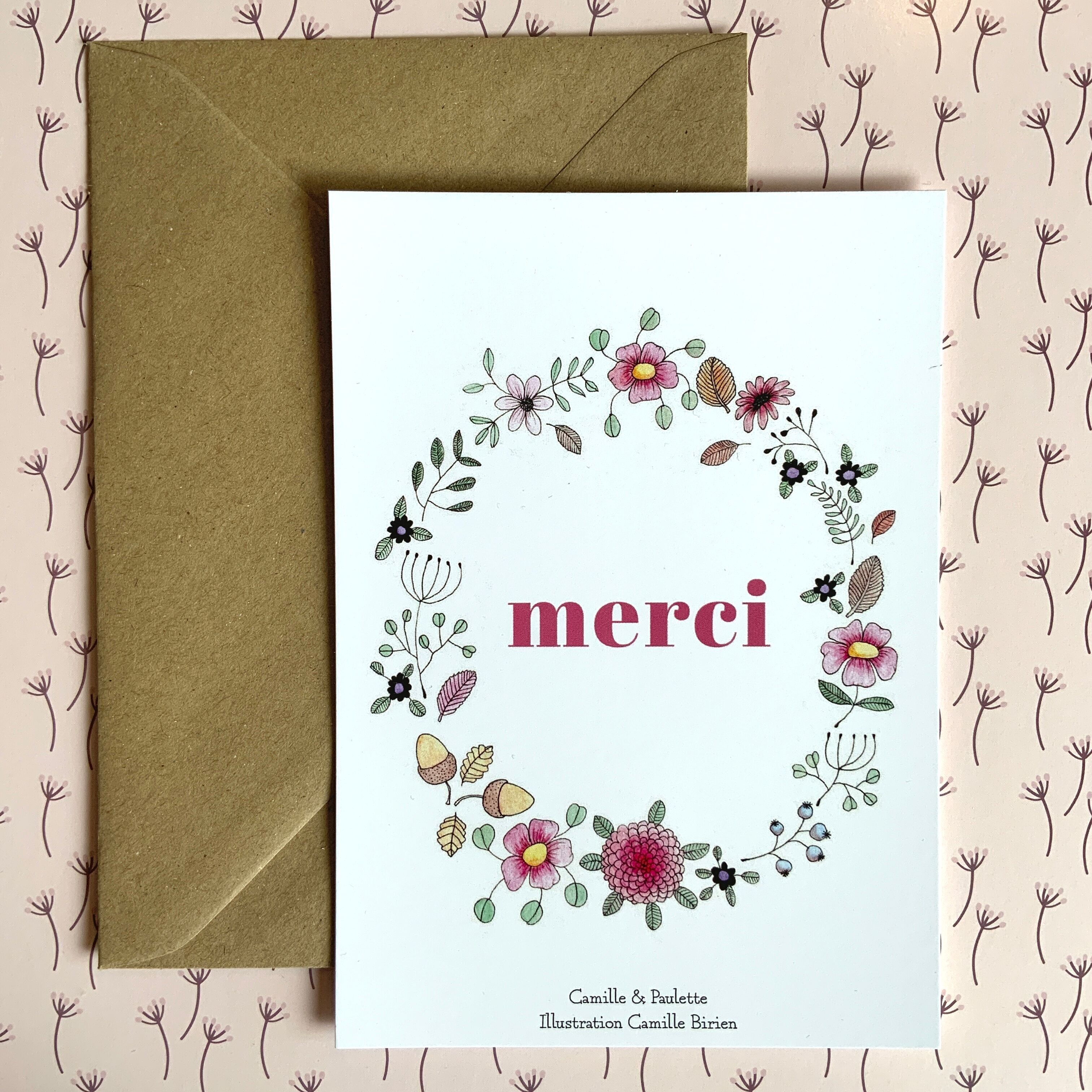 Thank you card