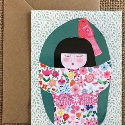 Tarjeta de kimono