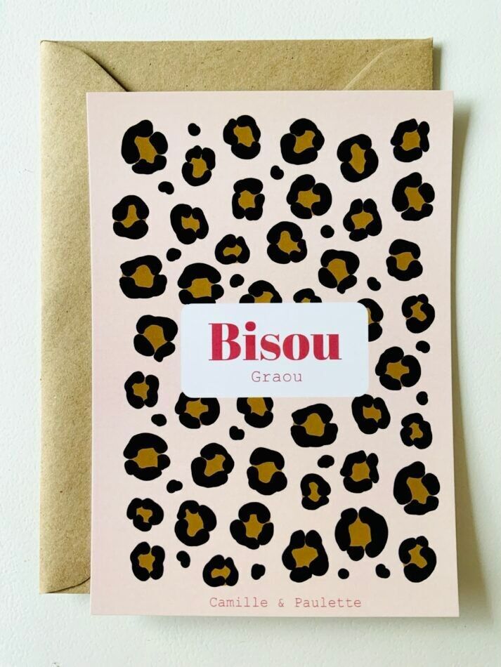 Carte Bisou Graou
