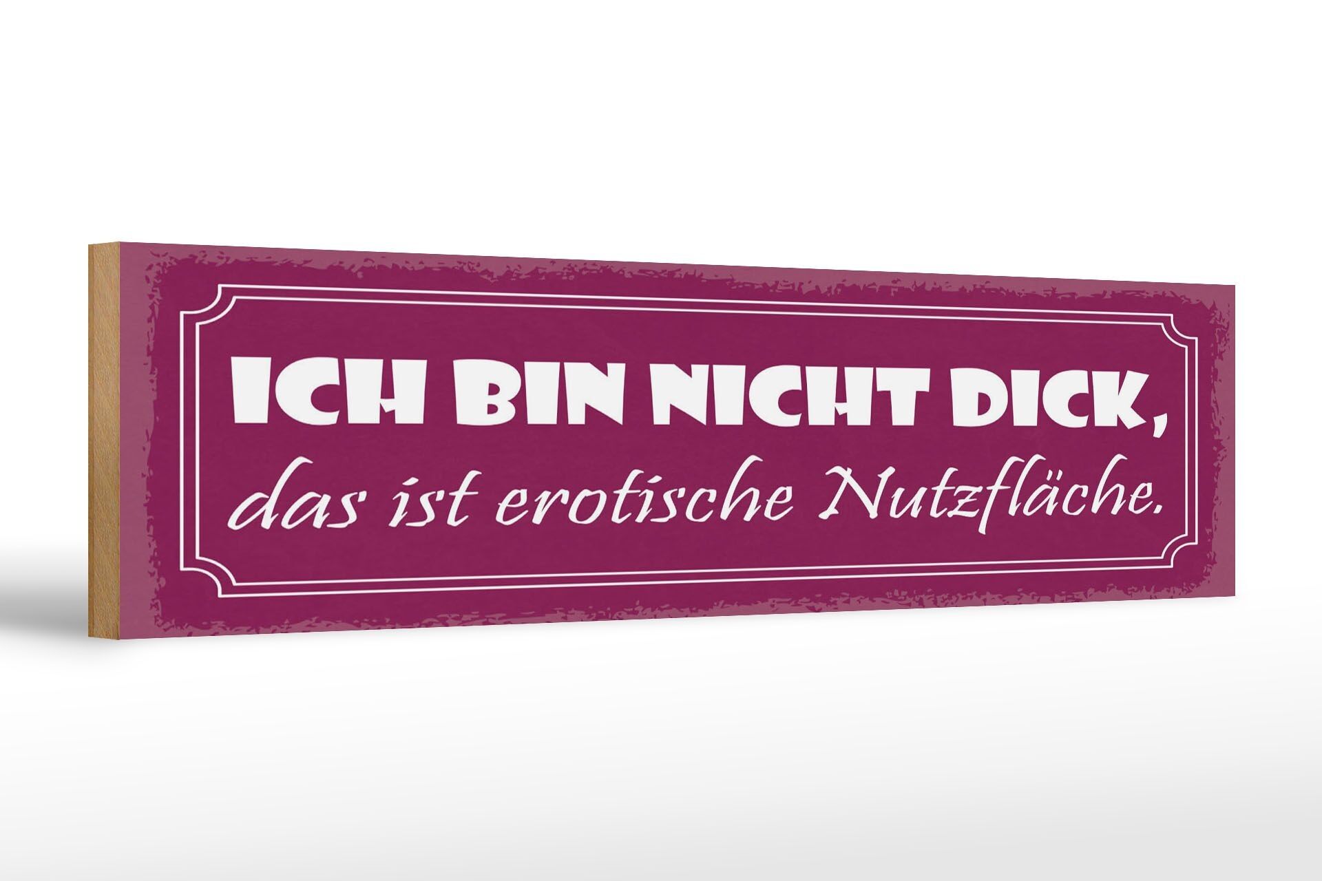 Cartello in legno con scritta 46x10 cm non spesso, questo è un cartello spaziale utilizzabile a livello erotico