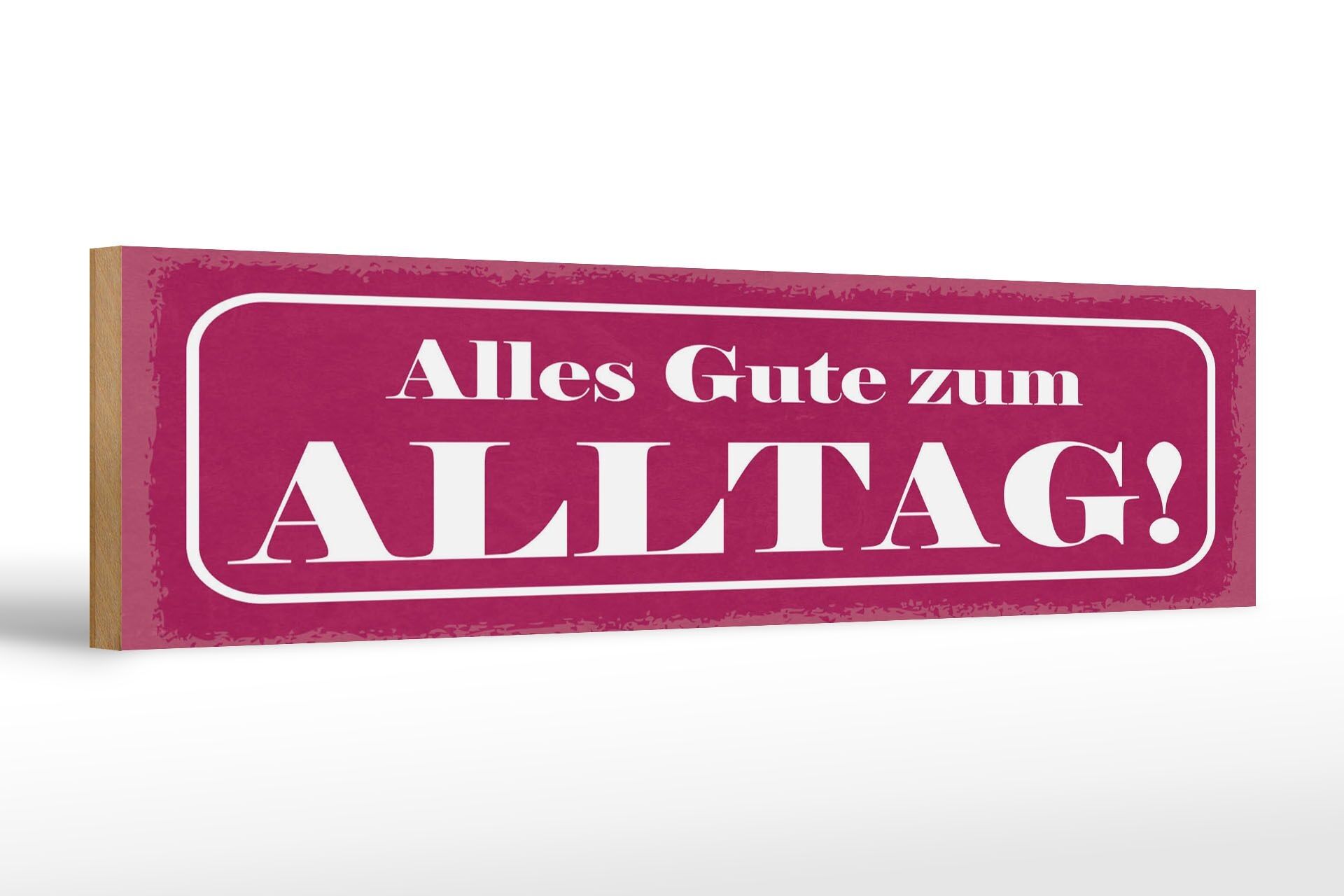 Cartello in legno con scritta 46x10 cm Cartello Happy EVERYDAY