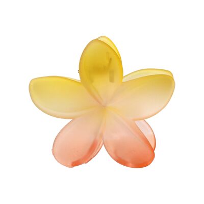 Pinza grande con forma de flor degradada de 8 cm