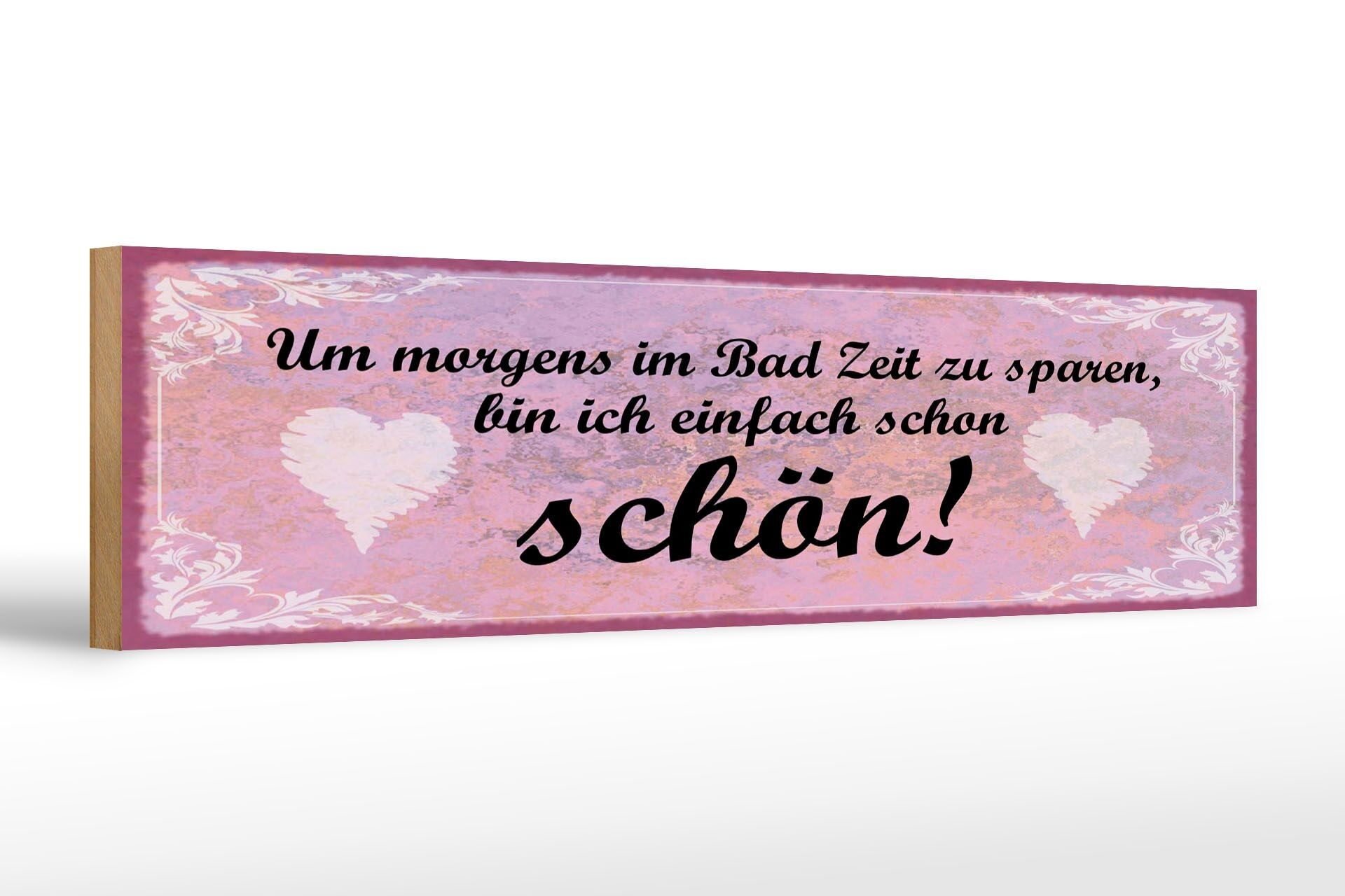 Cartello in legno con scritta 46x10 cm per risparmiare tempo, sono semplicemente bellissimo