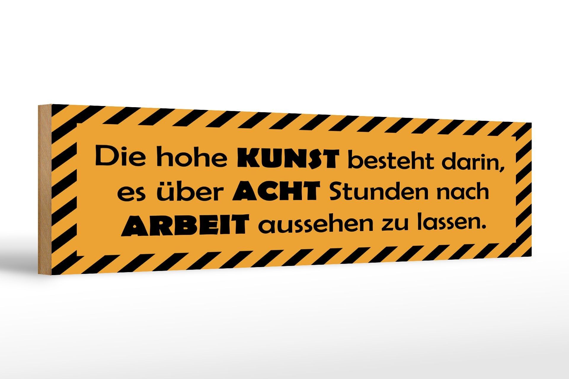 Cartello in legno con scritta 46x10 cm per far sembrare un lavoro di oltre 8 ore
