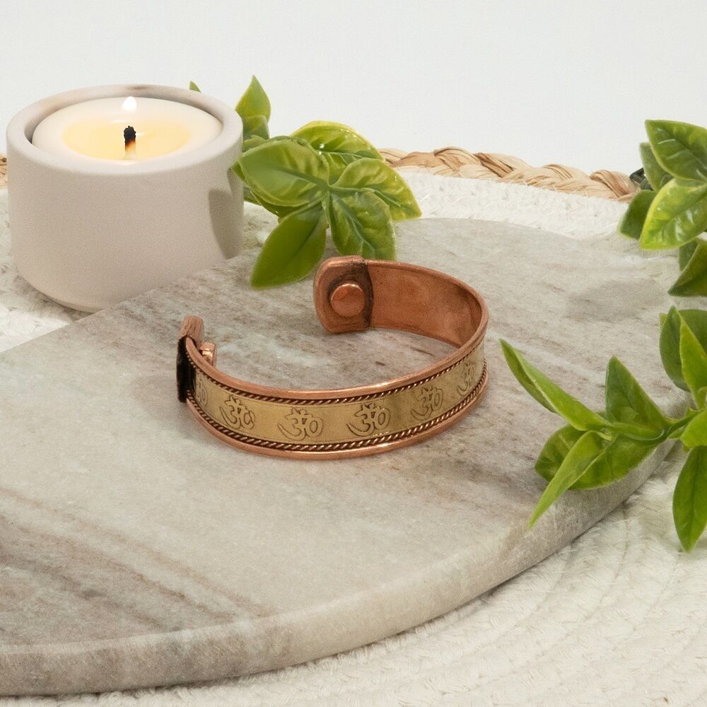 Braccialetto di rame con morsetto sanitario OHM con 2 magneti