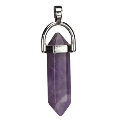 Péndulo colgante, 40x8 mm, amatista