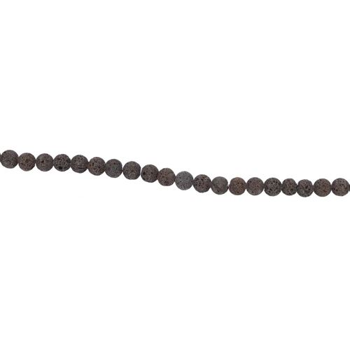 Strang Braune Lava, 8mm