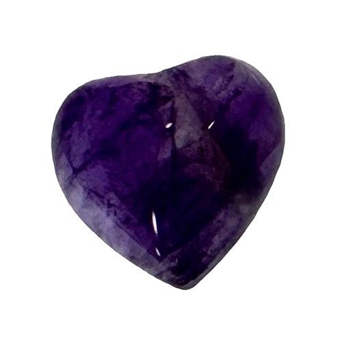 Cabochon Herz, Amethyst, 10mm