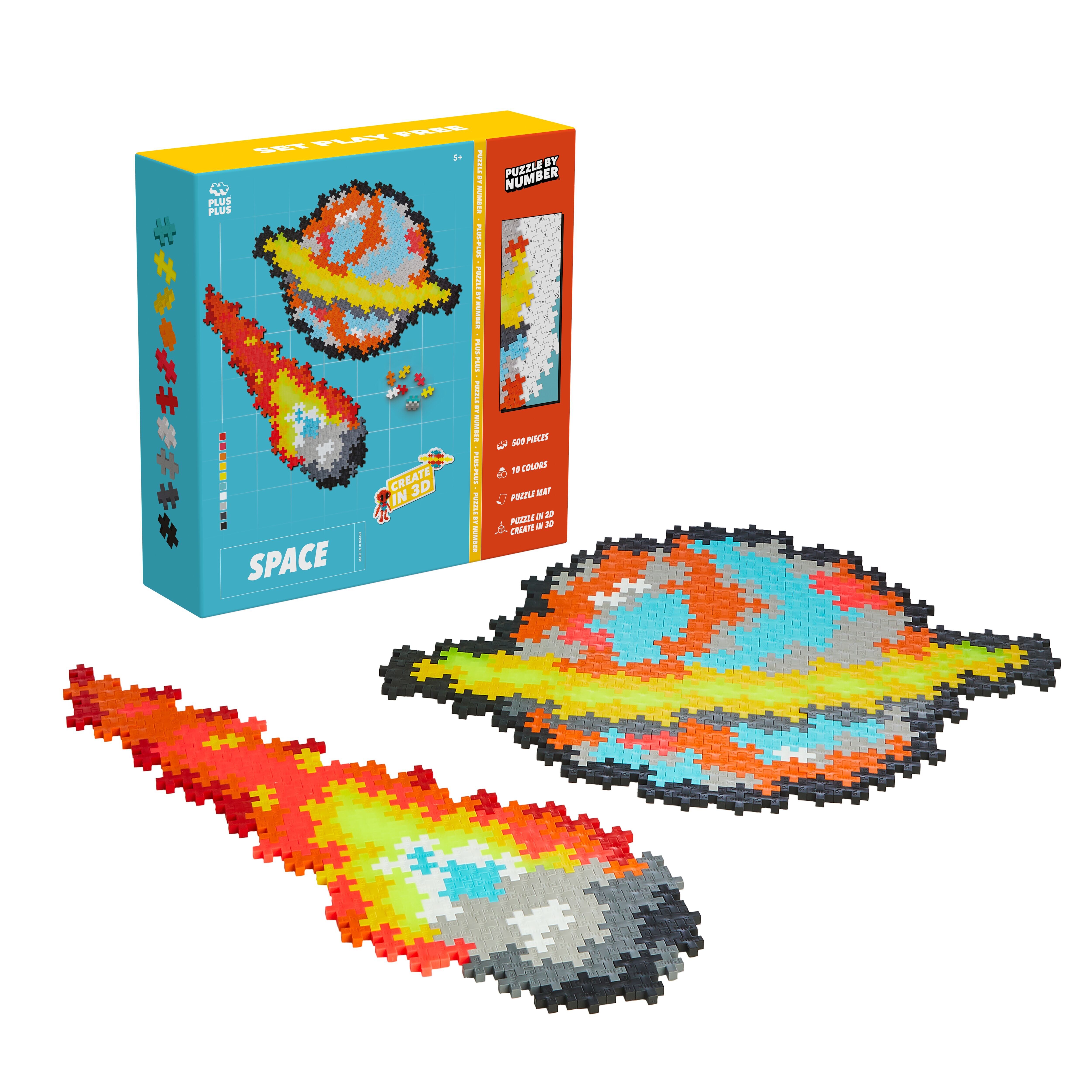 Weltraum Puzzle 500 Teile / Konstruktionsspiel / Pädagogisch / Feinmotorik