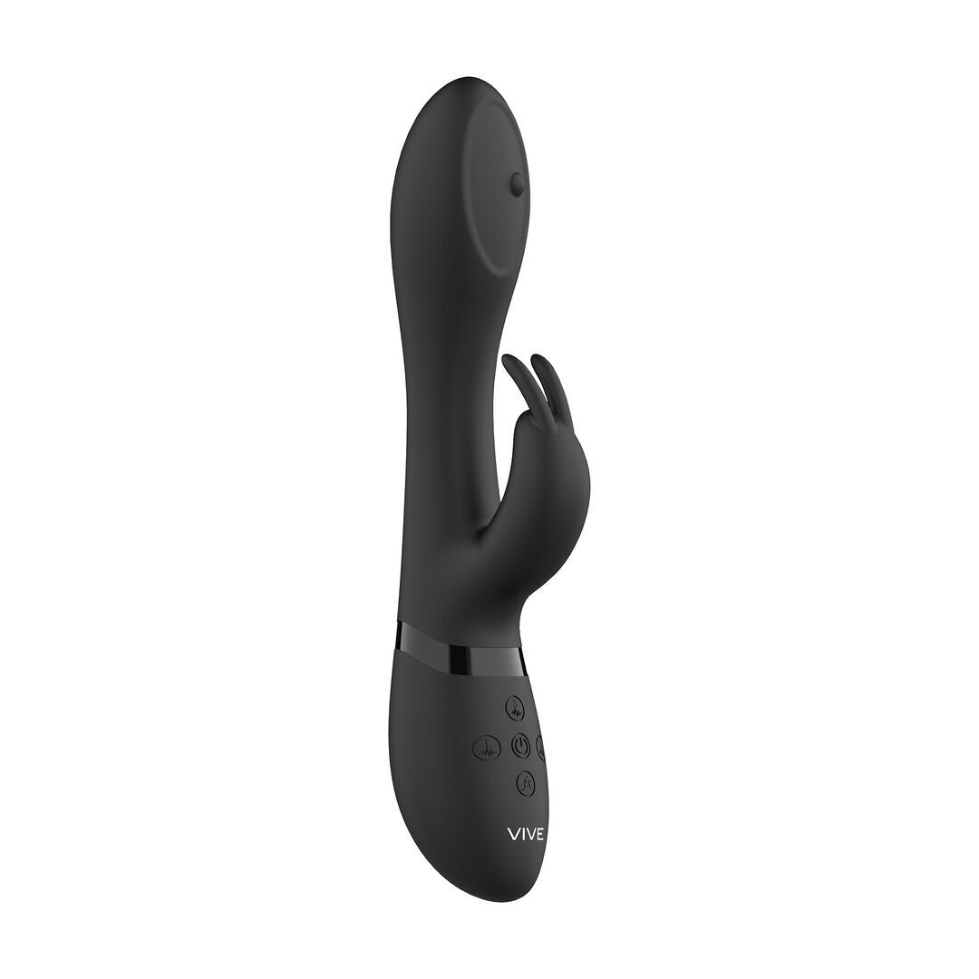 VIVE by Shots - Mira - Rotating G-spot Bunny Vibrator - Black