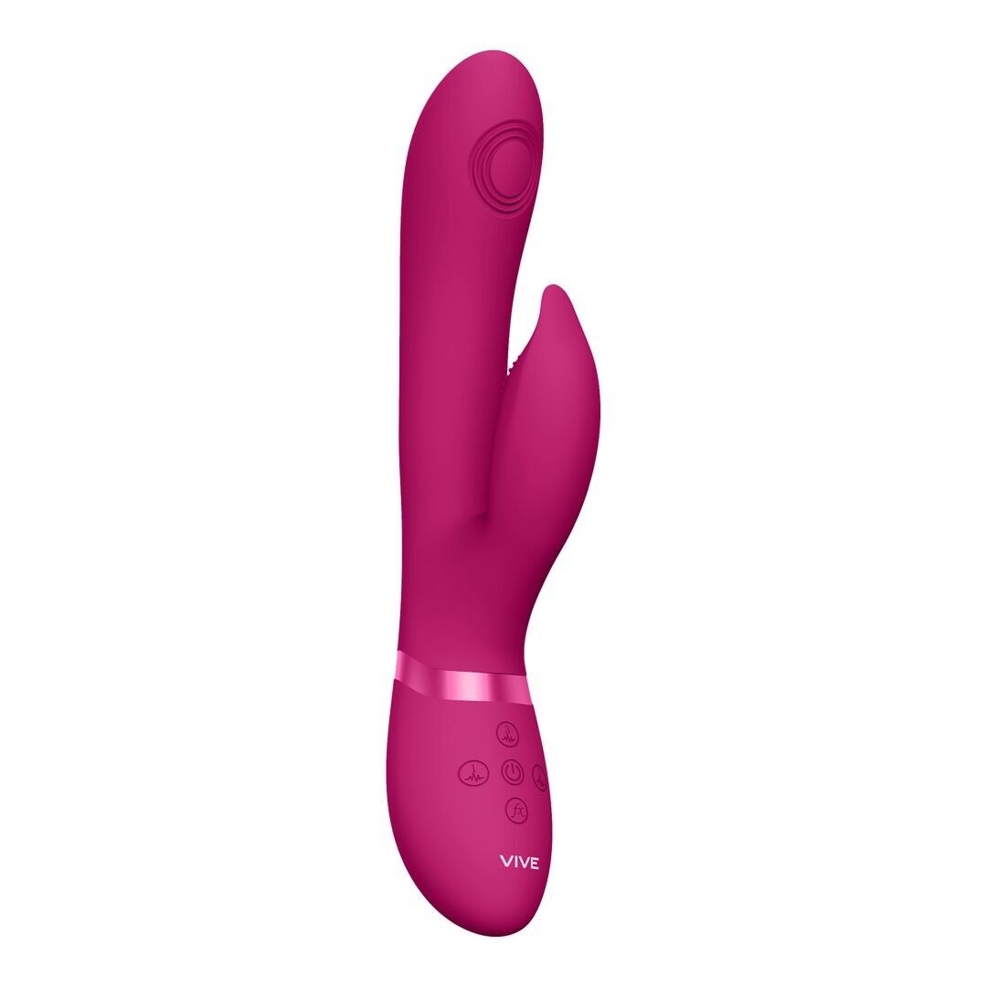 VIVE by Shots - Aimi - Coniglietto vibrante Pulse Wave e G-Spot - Rosa