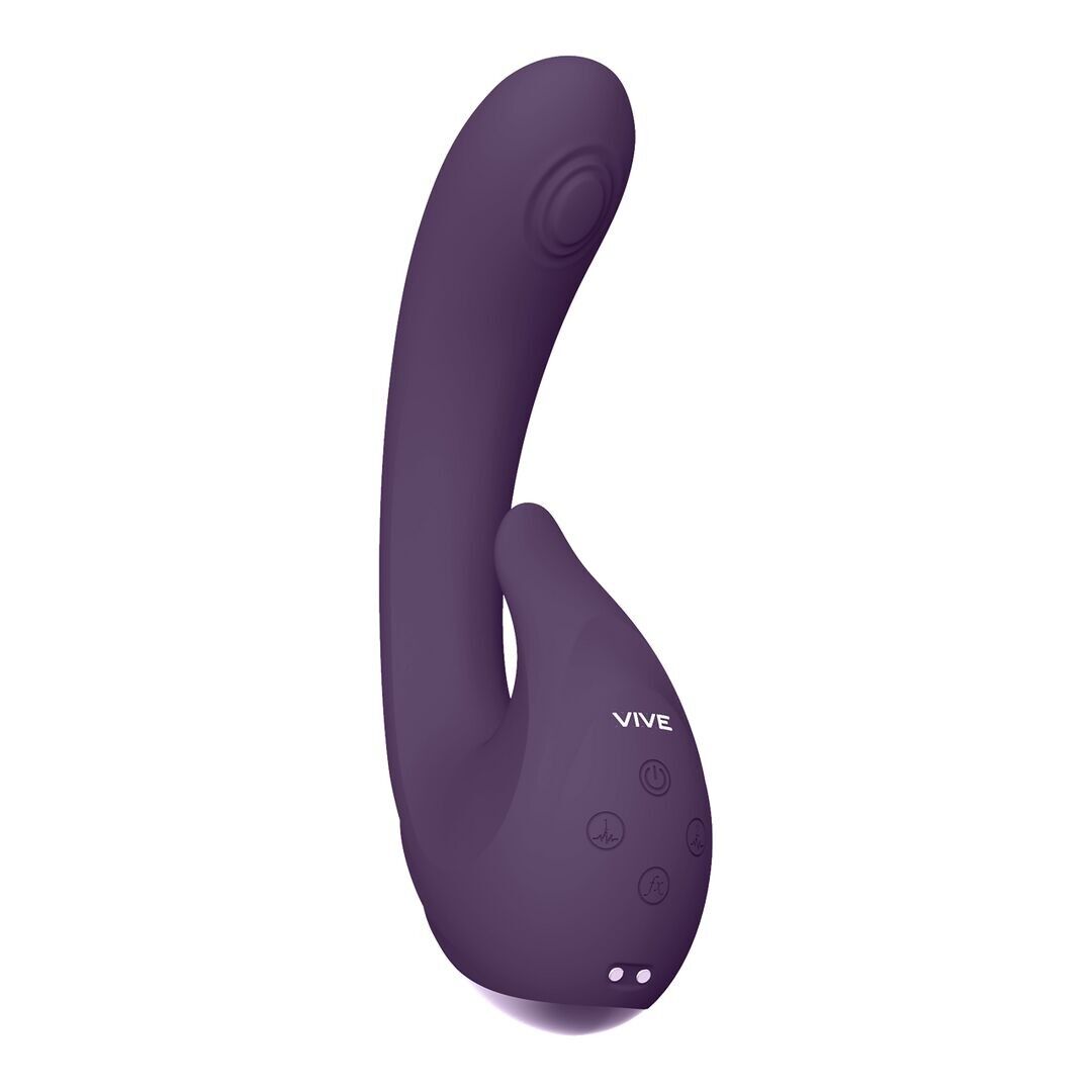 VIVE by Shots - Miki - G-Spot Vibrator with Pulse Wave and Flashing - Purple
