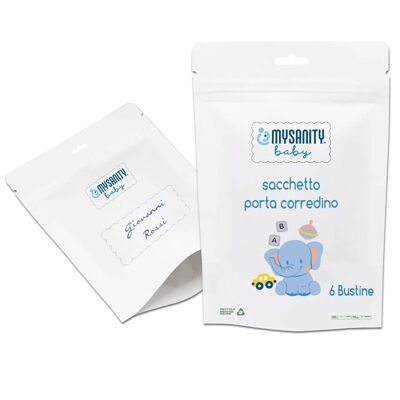 Bustine Porta Corredino 6 pezzi