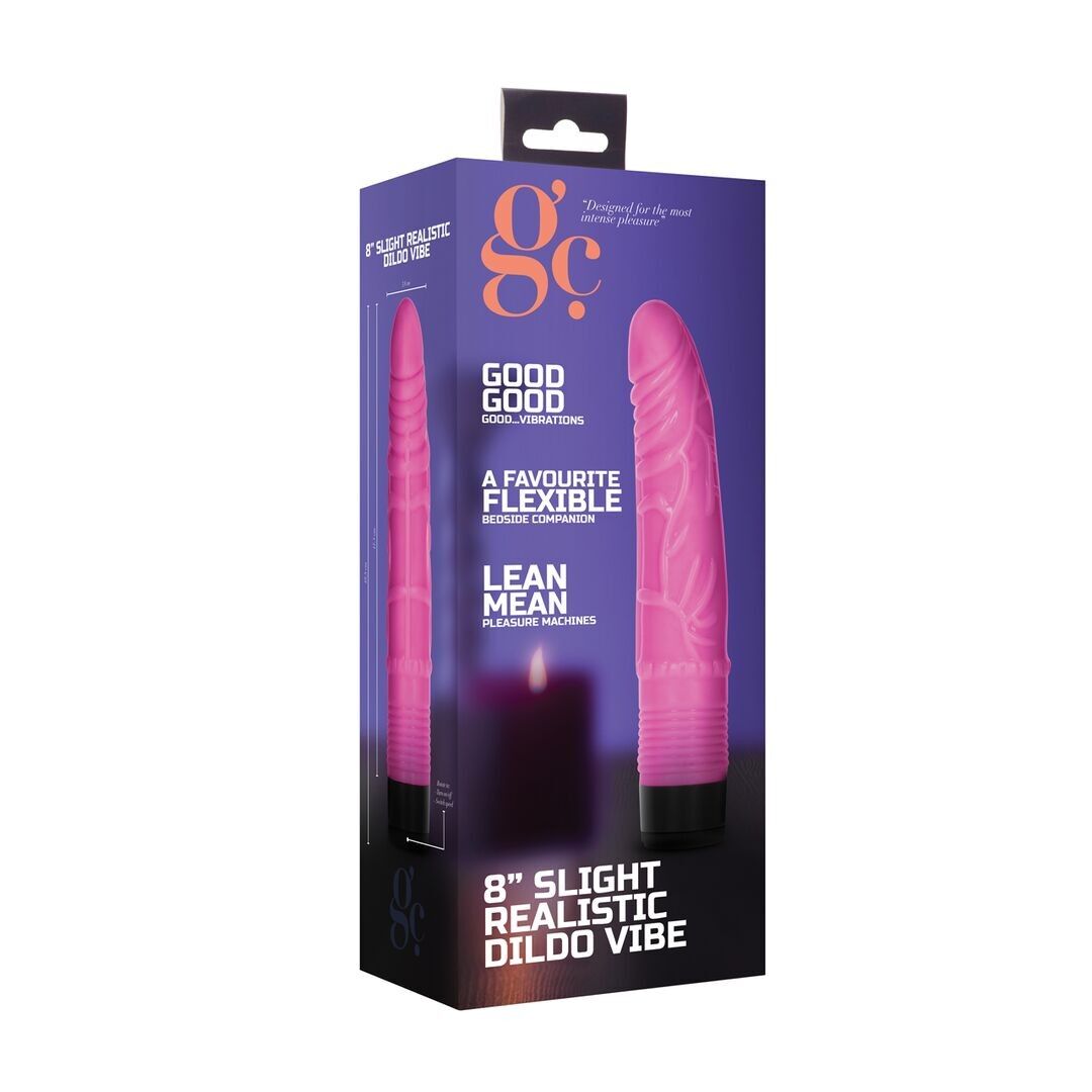 Dildo Vibratore Realistico Leggero - 8 / 20 cm