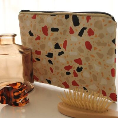 Pochette con cerniera Alna terrazzo