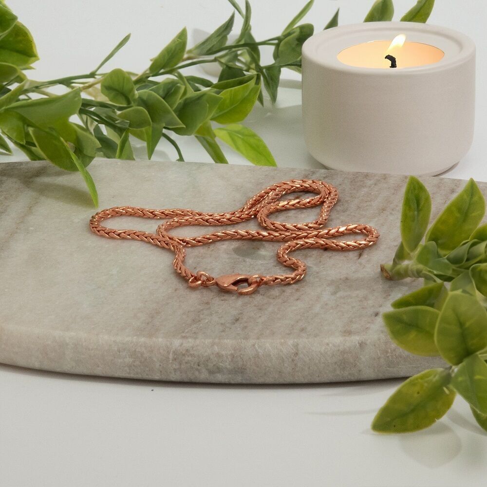 Collana con maglie in rame puro