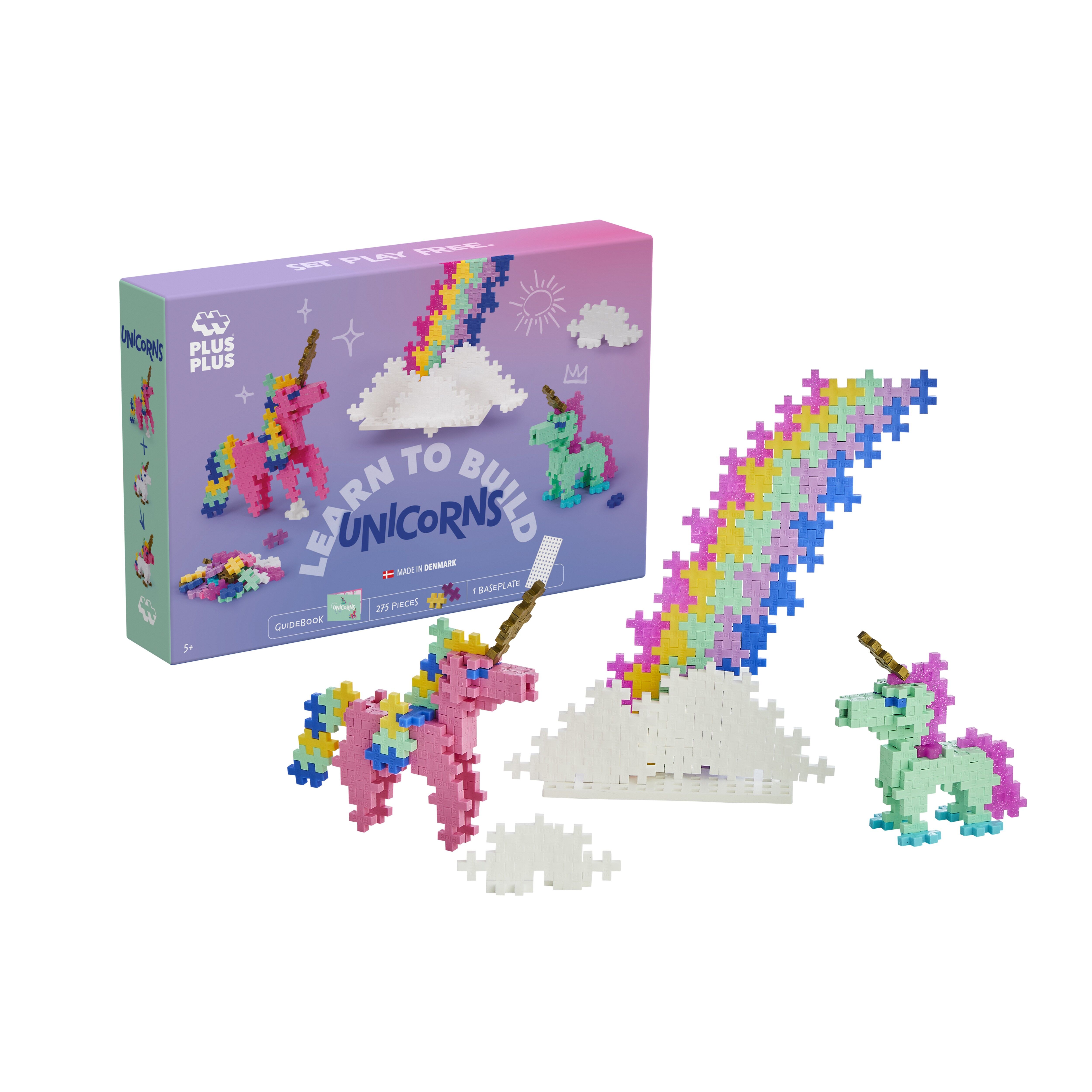 Kit de descubrimiento de unicornios (275 piezas) / Juego de construcción / Educativo / Motricidad fina