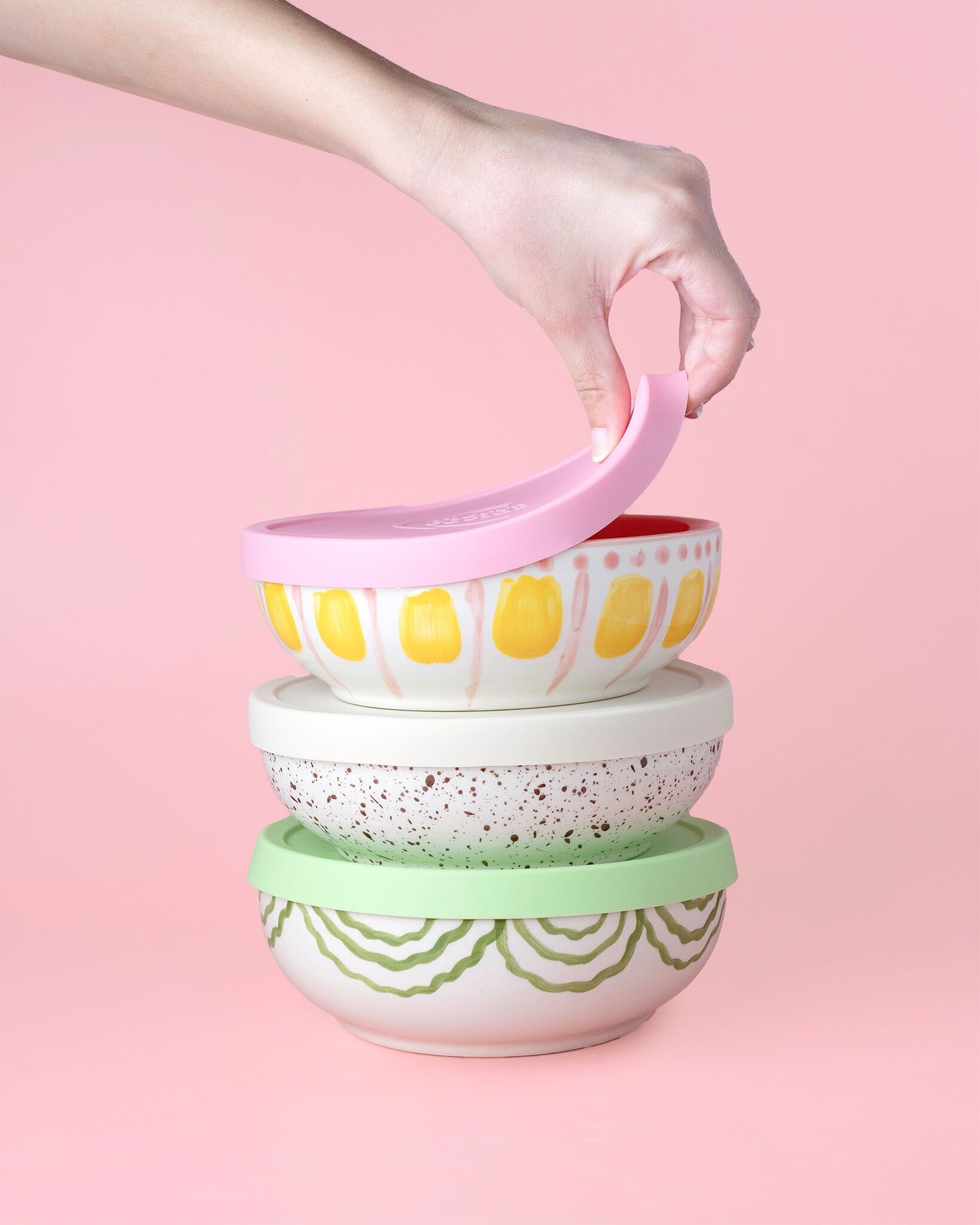 BPA Free Reusable Silicone Lids / 2 Sizes