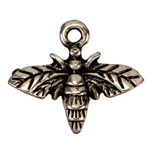 100 colgantes/dijes de abeja, 15 x 17 mm