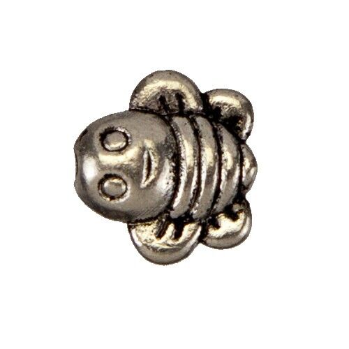 100 Zwischenteile Raupe, 9x9mm