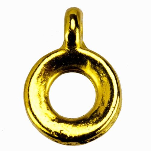 100 anelli con ciondolo ad anello, oro