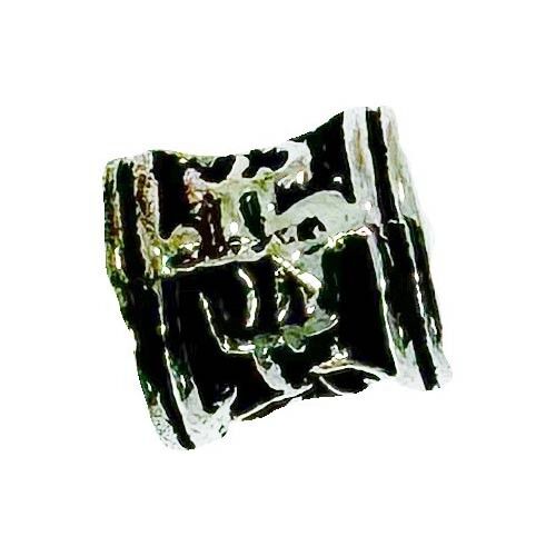 200 Zwischenteile, 4x5mm, Silber