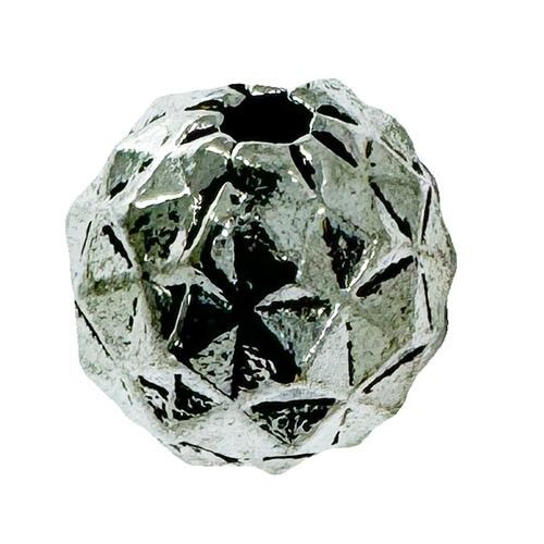 50 Zwischenteile, 10mm, Silber