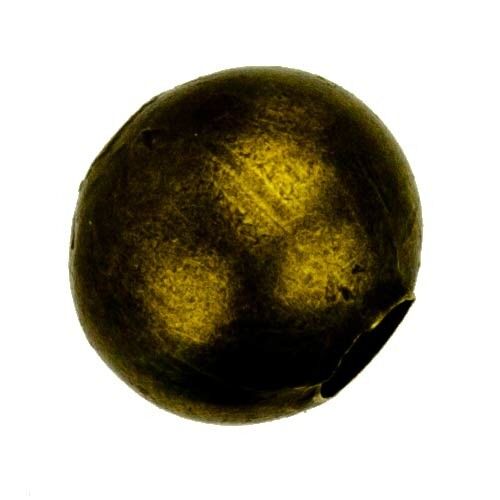 5.000 palline di metallo, verde antico, 4mm