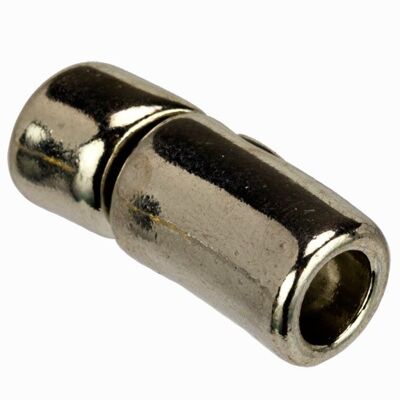 Fermoir magnétique, 5 mm, argent