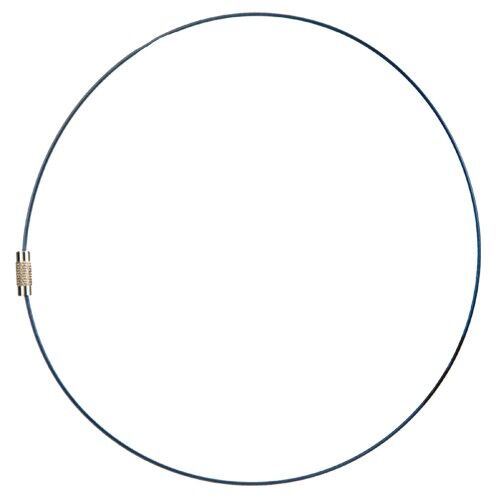 Halsreifen mit Drehverschluss, Blau