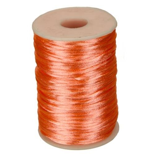 Nastro di raso 100m, 2mm, albicocca