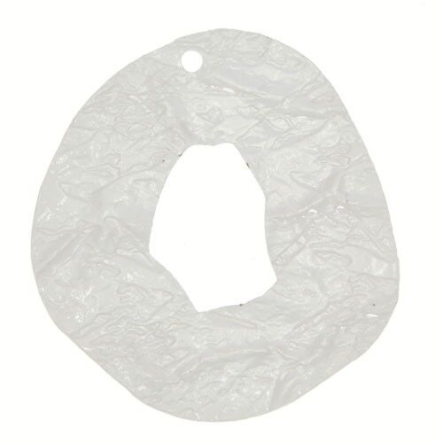 Ciondolo Circle, 63mm, argento opaco