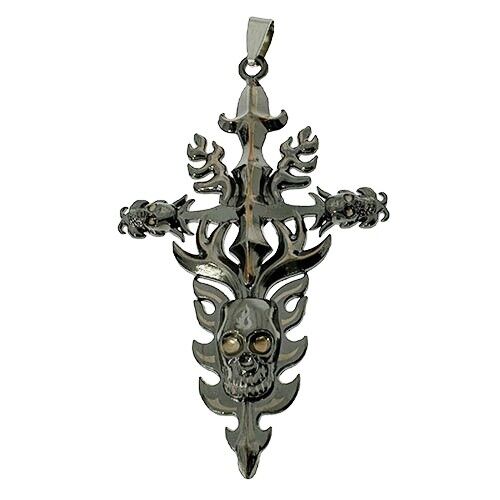 Pendentif Anthracite, 74x47mm