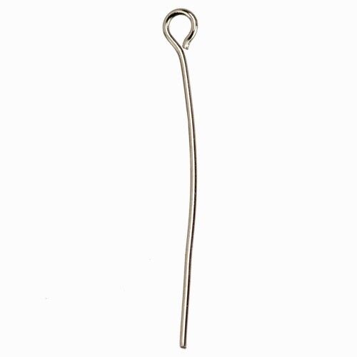 1st.000 eye pins, stainless steel, 16x0.7mm