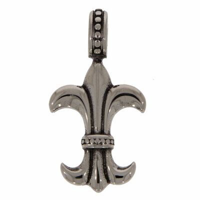 Pendentif Lily, 42 mm, acier inoxydable