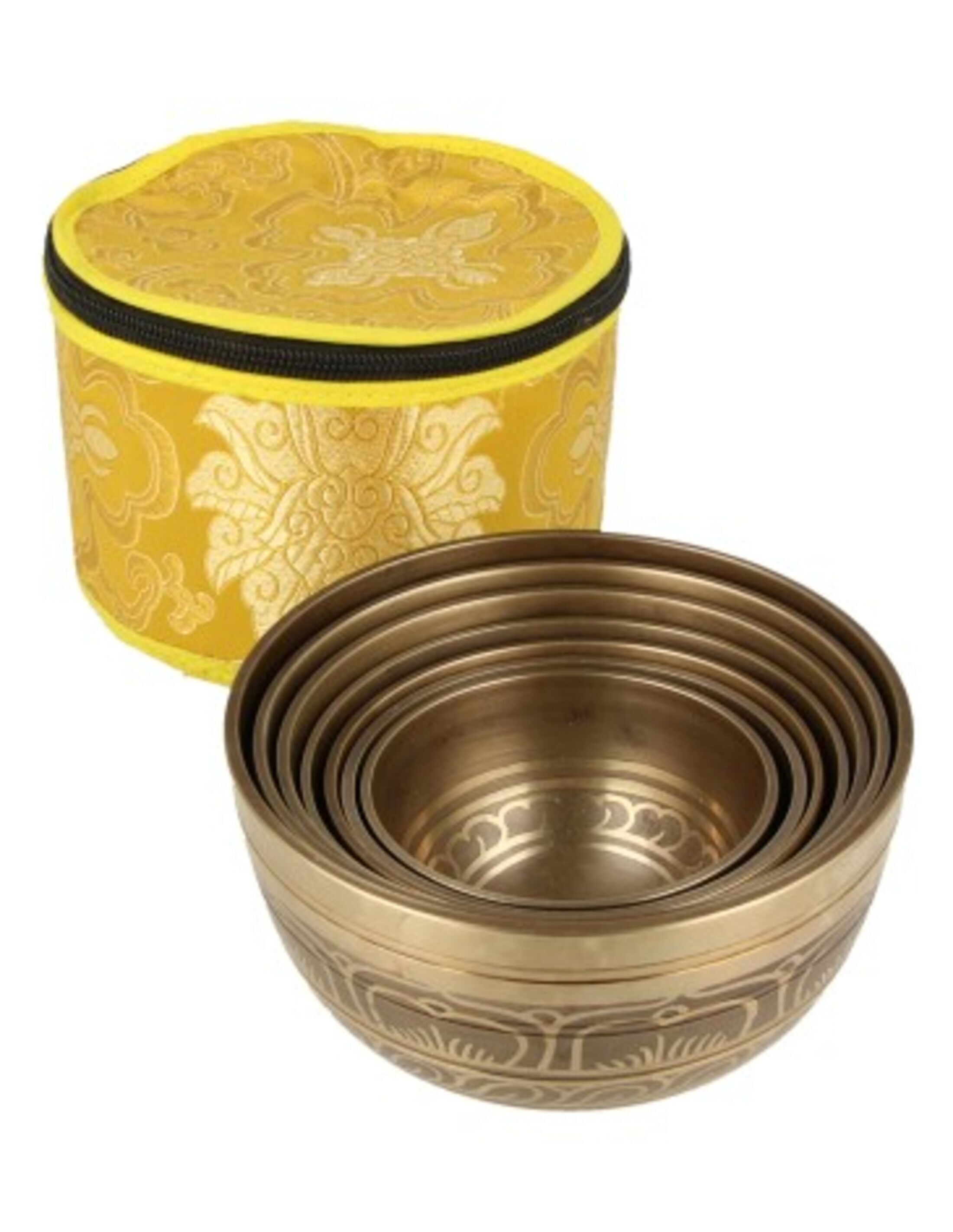 Set di ciotole tibetane Chakra