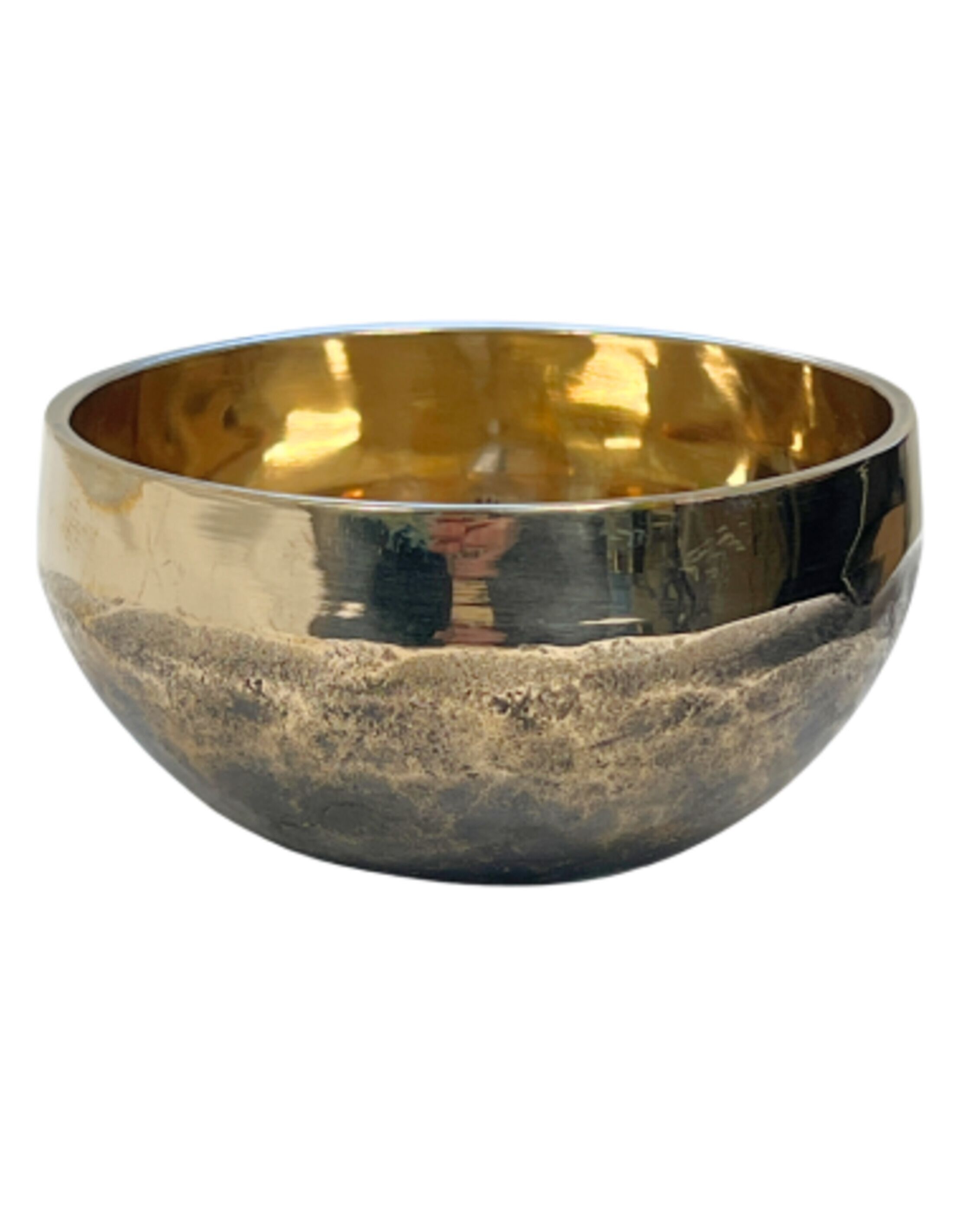 Ciotola tibetana ishana oro/nero 9-10 cm
