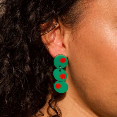 Pendientes de oliva