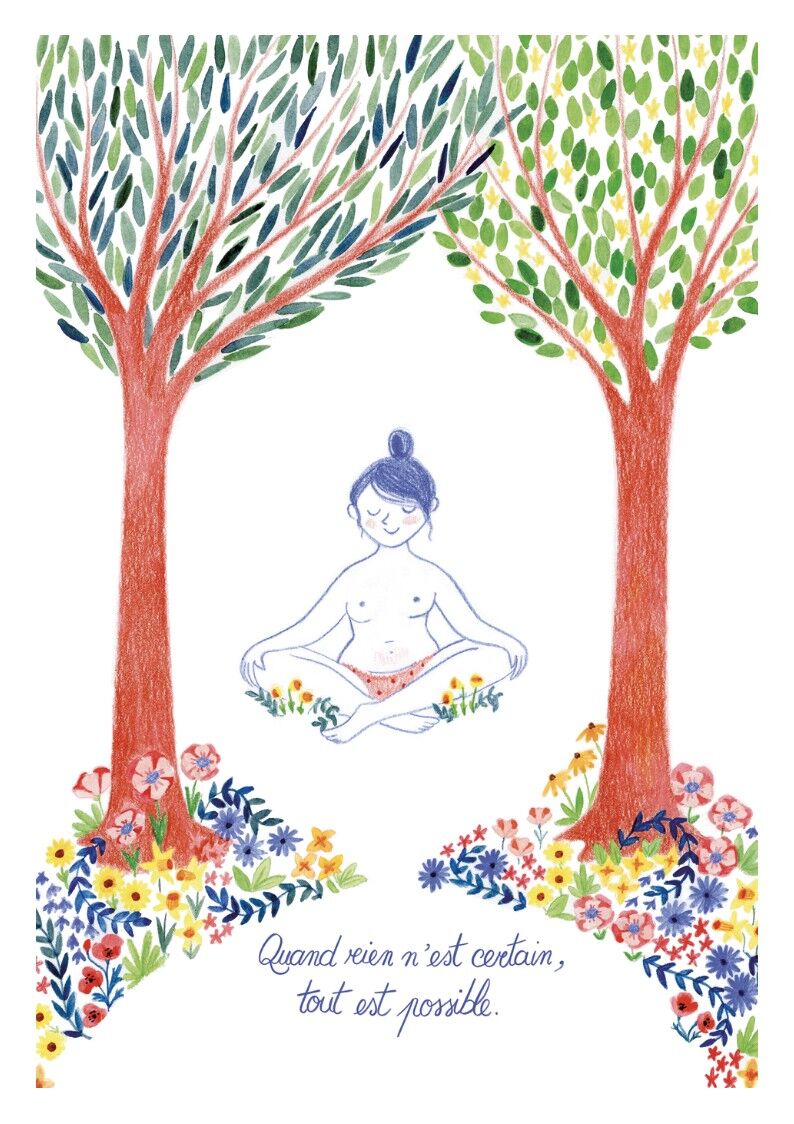 Poster „Die Meditation“ (A4)