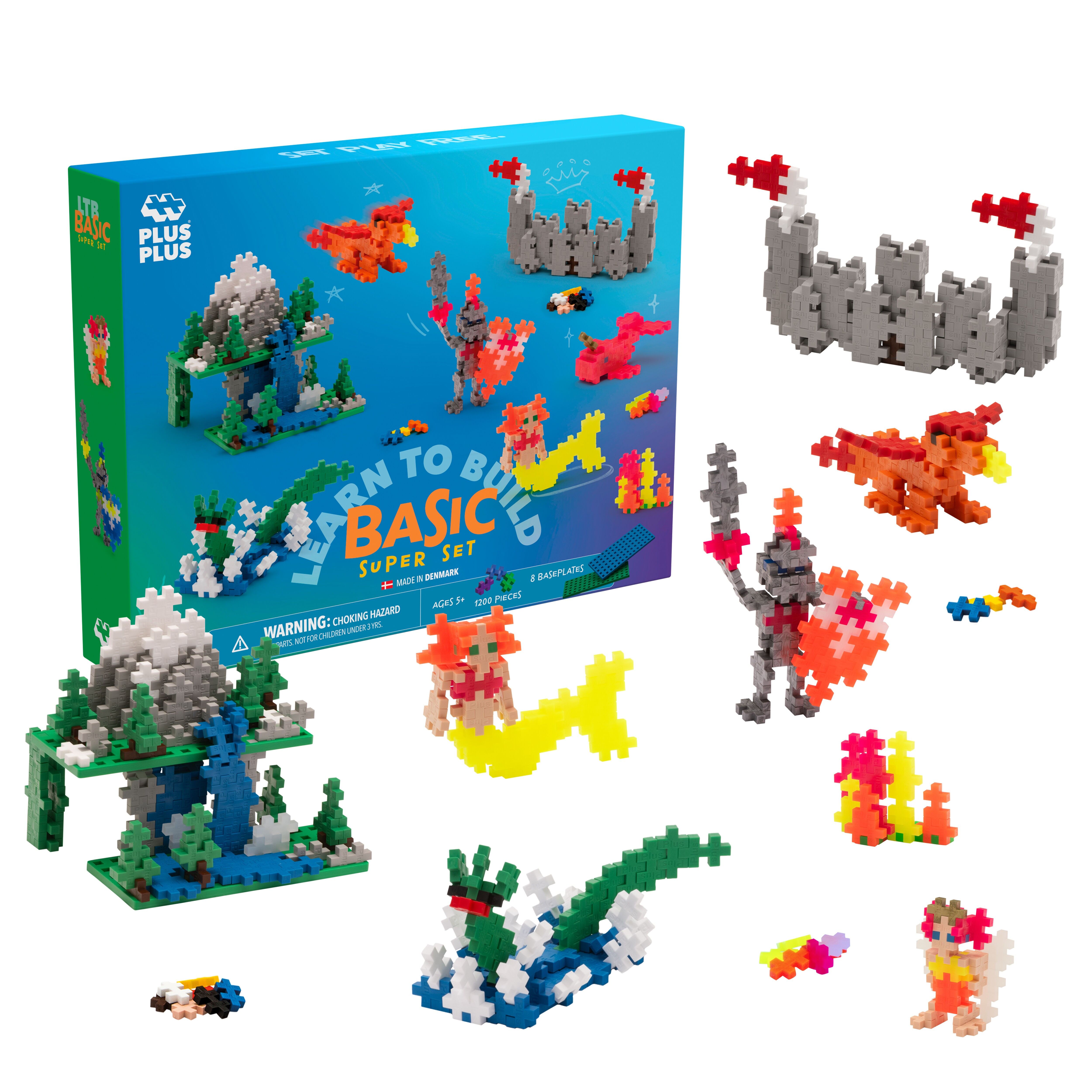 Méga Kit découverte Basic 1200 Pcs / Jeu de construction / Educatif / Motricité fine