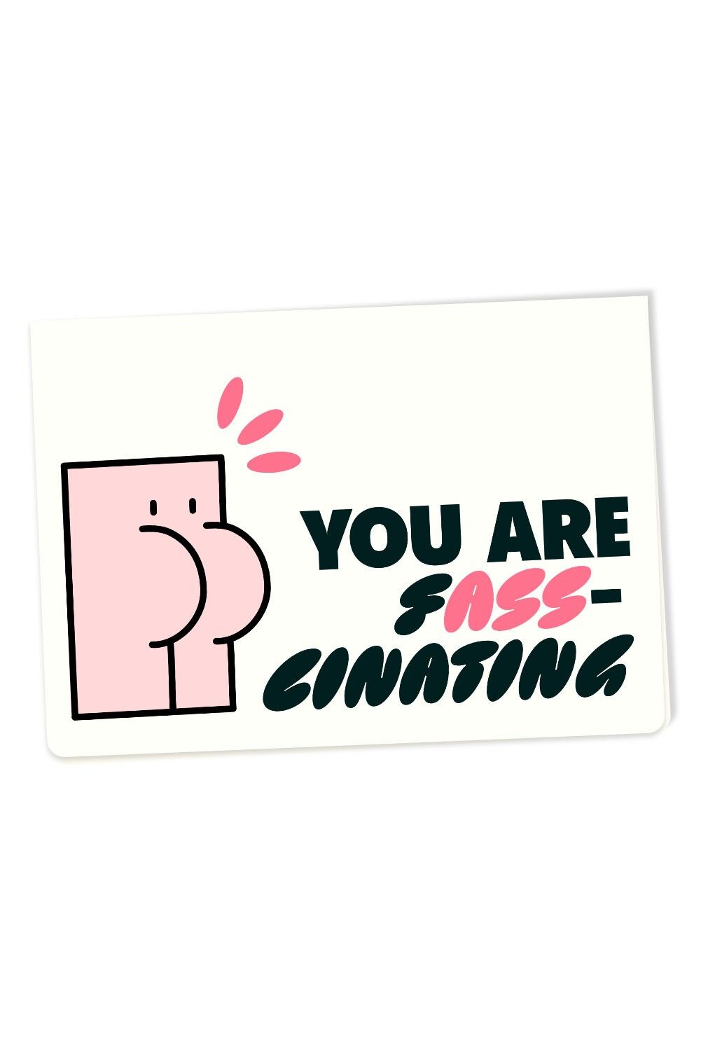 Greeting Card with Envelope C6 You Are Fasscinating!