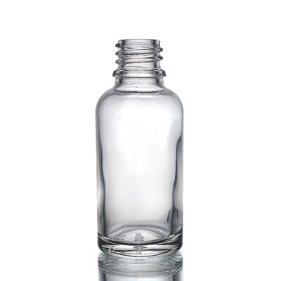 Flacons compte-gouttes en verre transparent - 30 ml