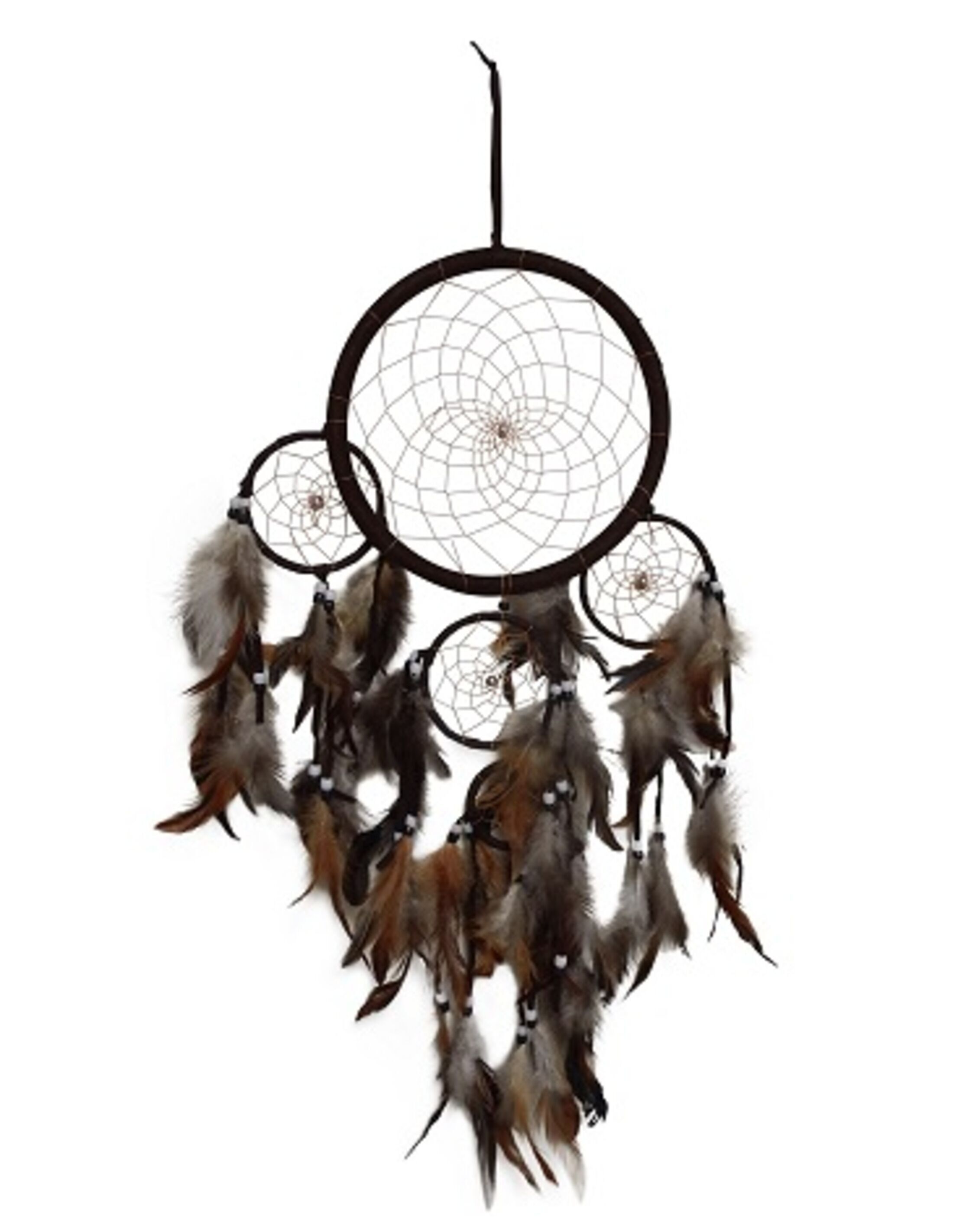 Acchiappasogni 22 cm marrone scuro